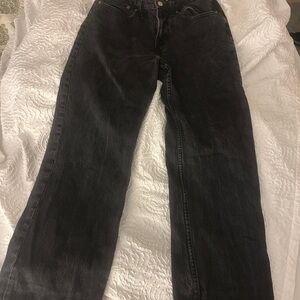 Abercrombie & Fitch Women's Black Straight Leg Jeans